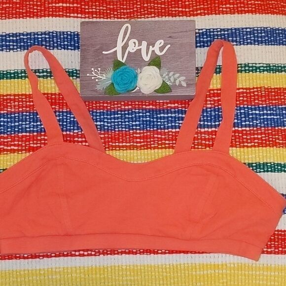 American Eagle  coral women's bra size medium 🌈 - Picture 2 of 8